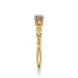 Pierścionek złoty z diamentami AJPZ_062